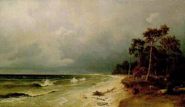 Hugo Knorr Ostseestrand oil painting picture